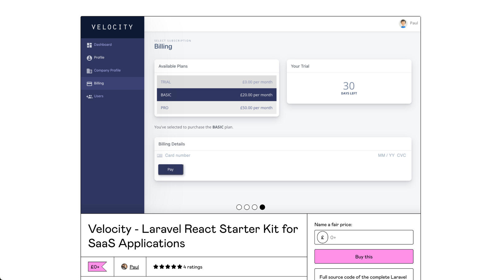 Laravel Velocity